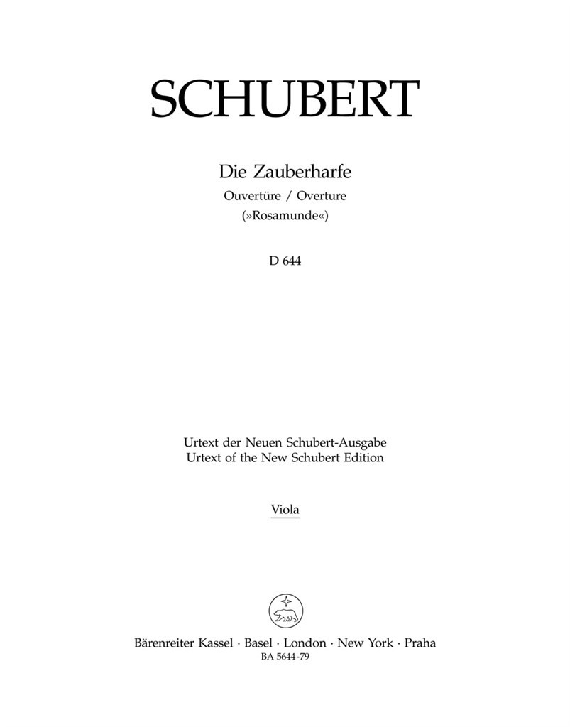 Die Zauberharfe. Ouverture